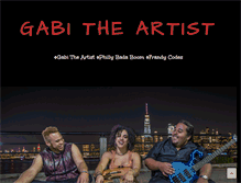 Tablet Screenshot of gabitheartist.com